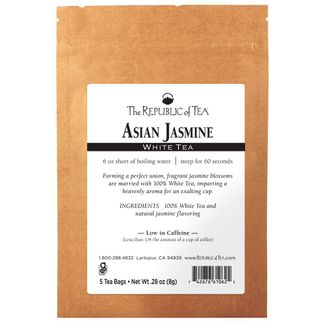 Asian Jasmine White Tea 5 Tea Bag Sample

